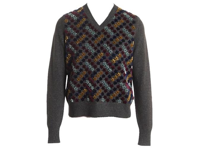 Chanel Pull en tricot de soie Coco Brasserie Multicolore  ref.1246547