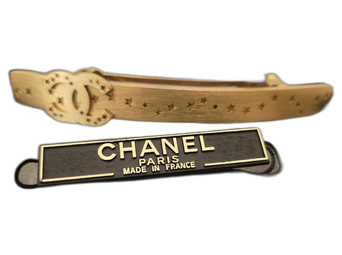 Barrette Chanel stelle CC D'oro