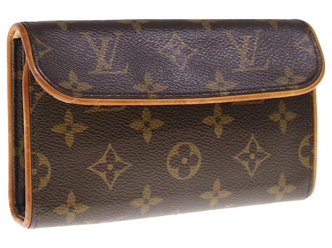LOUIS VUITTON Monogram Pochette Florentine Waist bag M51855 LV Auth am5655 Cloth  ref.1247050