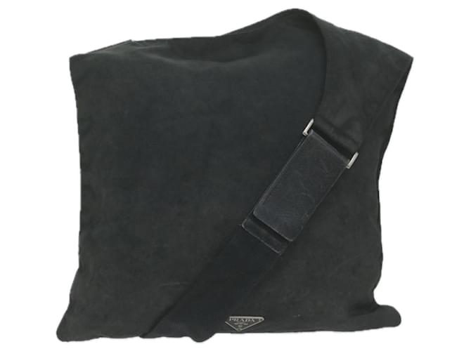 PRADA Shoulder Bag Nylon Black Auth 65513  ref.1247088