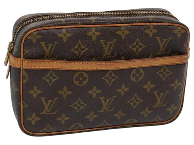 Louis Vuitton Monogram Compiegne 23 Clutch Bag M51847 LV Auth am5755 Cloth  ref.1247167