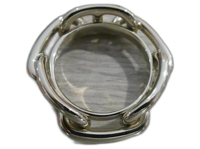 Hermès anneau régate acier plaqué or rose neuf boite  ref.1247189