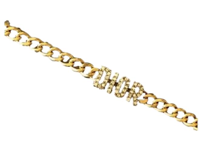 Dior Collane Gold hardware Metallo  ref.666661