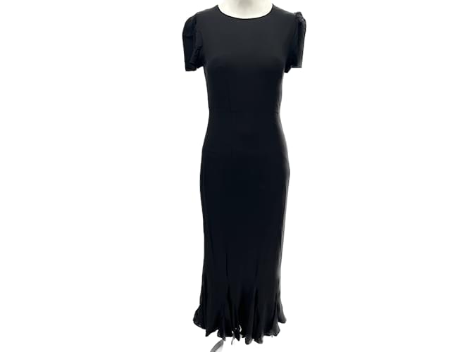 Autre Marque RHODE  Dresses T.US 2 Viscose Black  ref.1246434
