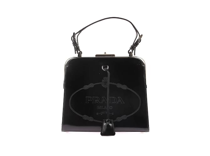 PRADA Borse T.  Leather Nero Pelle  ref.1246438