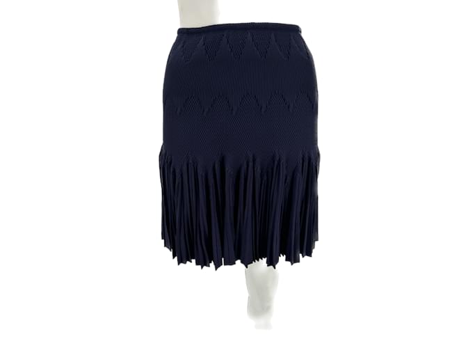 Alaïa ALAIA  Skirts T.fr 36 Viscose Blue  ref.1246449