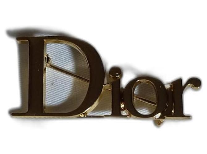 Dior Brosche in Goldton Golden Metall  ref.1246493