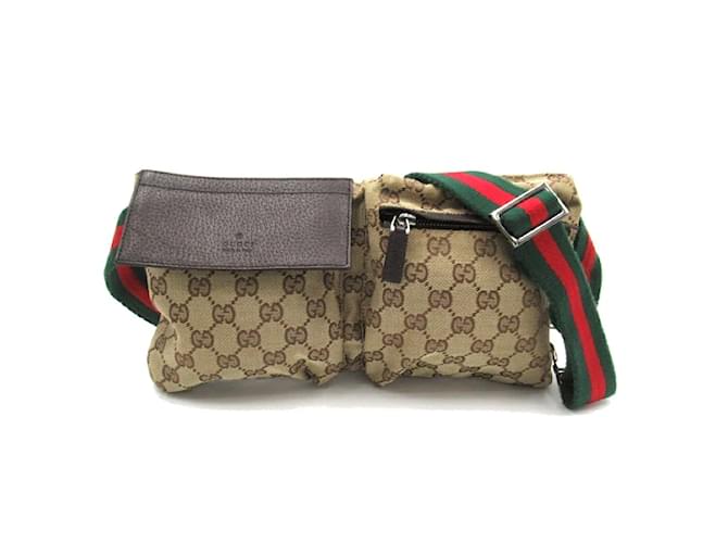 Gucci GG Canvas Belt Bag 23566 Cloth  ref.1246555