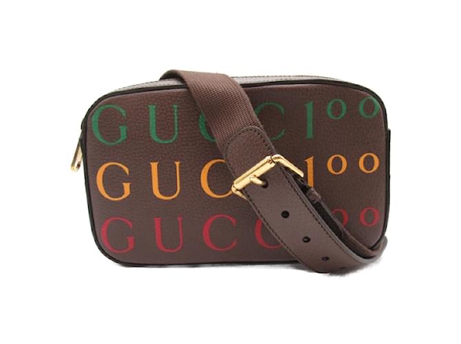 Gucci Sac ceinture en cuir avec logo 602695  ref.1246561