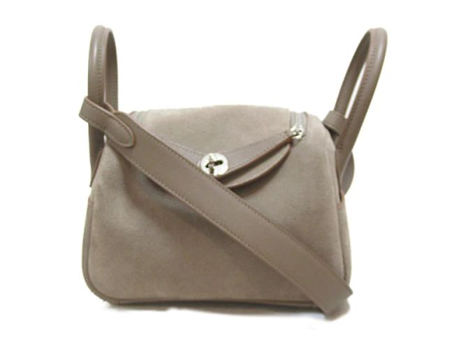 Hermès Swift e camurça Mini Lindy 20