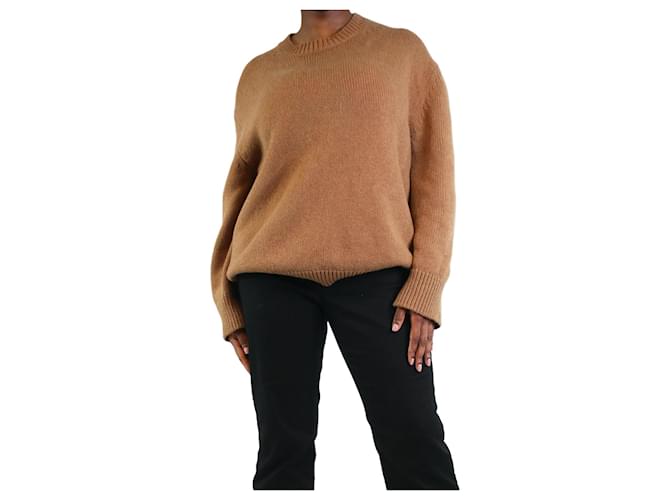 Anine Bing Brown cashmere jumper - size M  ref.1246597
