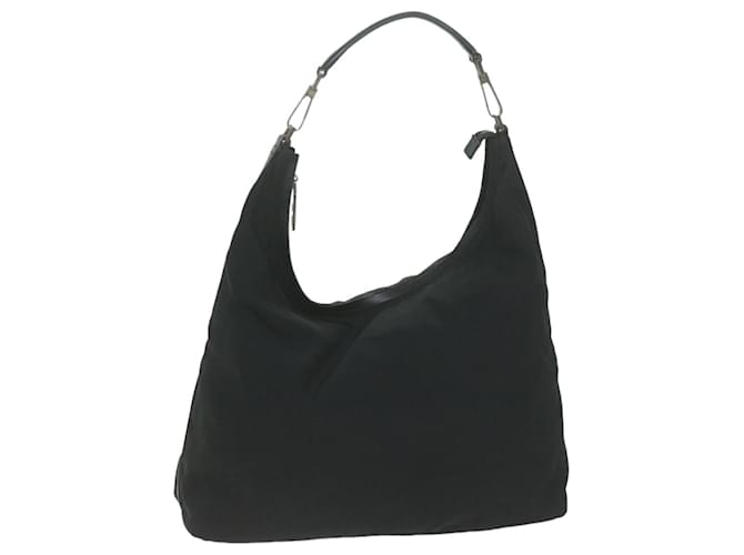 GUCCI Shoulder Bag Canvas Black 001 1955 auth 65864 Cloth  ref.1246666