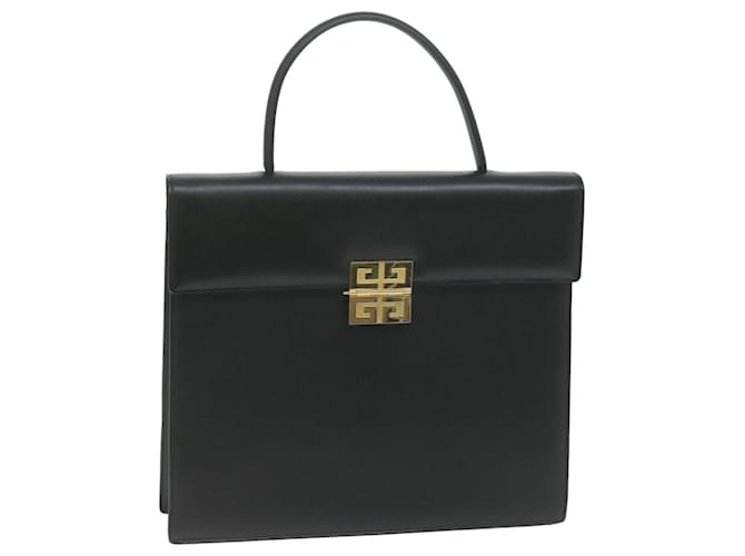 GIVENCHY Hand Bag Leather Black Auth am5705  ref.1246703