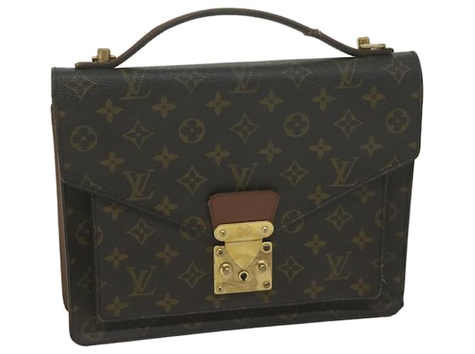 Louis Vuitton Monogram Monceau 28 Hand Bag 2way M51185 LV Auth 65994 Cloth  ref.1246765