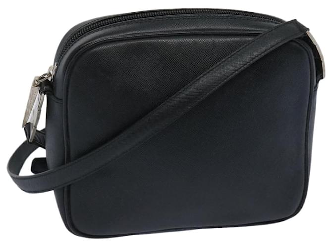 Salvatore Ferragamo Shoulder Bag Leather Black Auth bs11835  ref.1246767