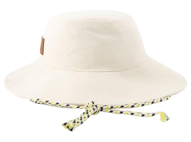 Fadelya Gd Bucket Hat - Isabel Marant - Cotton - Beige  ref.1246865