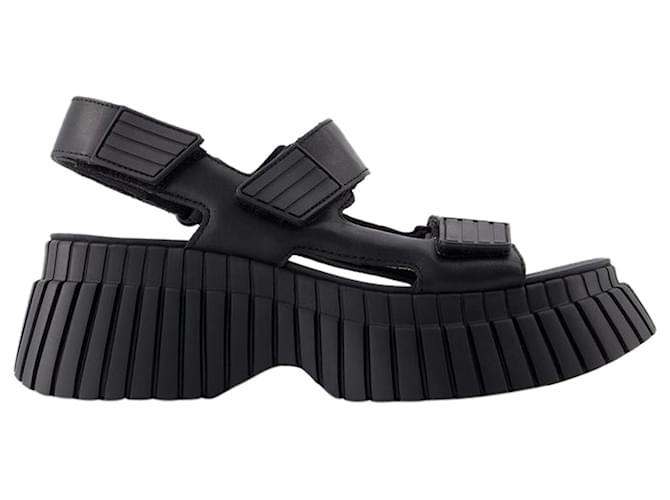 Autre Marque BCN Sandals - Camper - Leather - Black Pony-style calfskin  ref.1246894