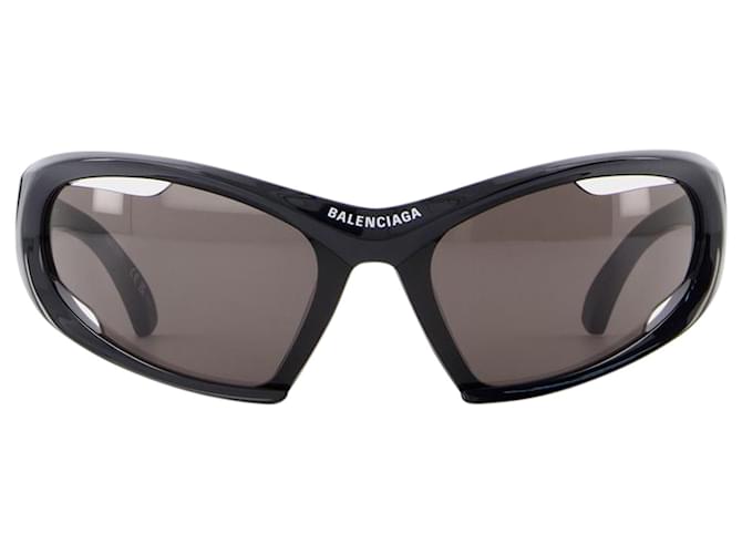BB0318s Sonnenbrille - Balenciaga - Acetat - Schwarz Zellulosefaser  ref.1246900