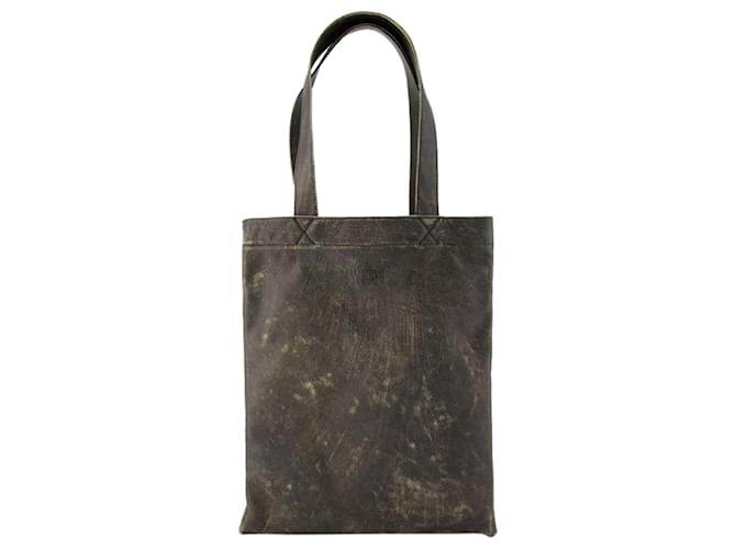 Maison Martin Margiela Simple Shopper Bag - MM6 Maison Margiela - Leather - Black Pony-style calfskin  ref.1246928