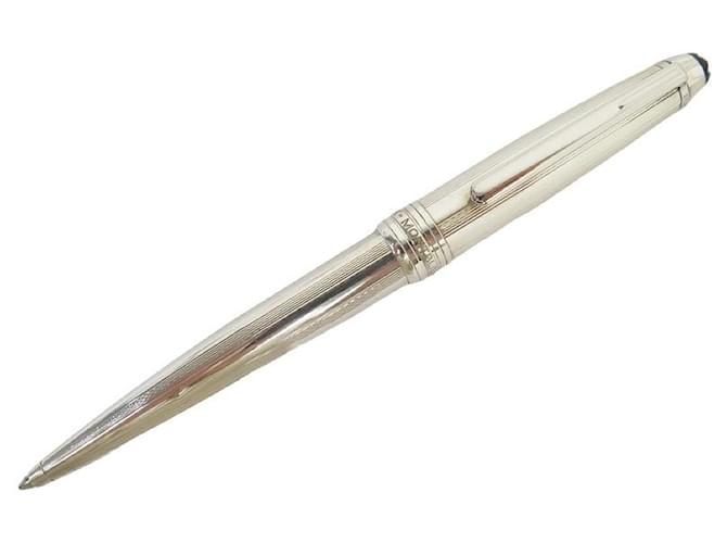 MONTBLANC MEISTERSTUCK SOLITAIRE DUE PENNA A SFERA IN ARGENTO 925 penna a sfera  ref.1247486