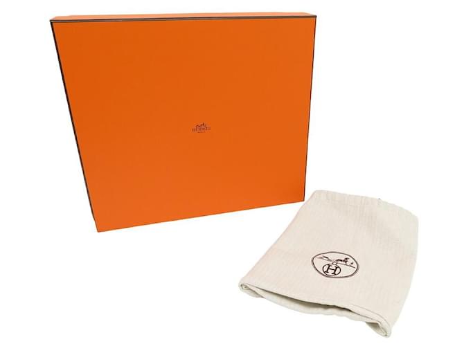 Hermès NEUE BOX FÜR HERMES MINI KELLY BOLIDE PICOTIN POCHON NEUE BAG Staubbeutel BOX Orange  ref.1247491