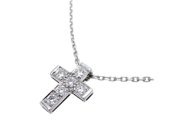 Autre Marque 18K Mini Cross Necklace  ref.1247543