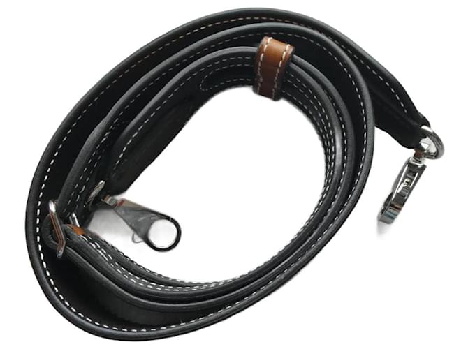 New Hermès shoulder strap for Hermès Kelly handbag in Barénia calf leather. Brown  ref.1247593