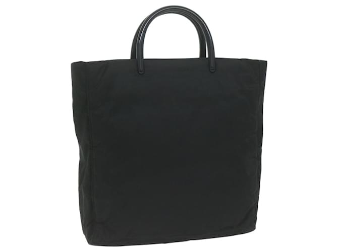 PRADA Hand Bag Nylon Black Auth 65704  ref.1247721