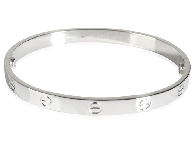 Bracelet love cartier fin  (OR BLANC)  ref.1247762