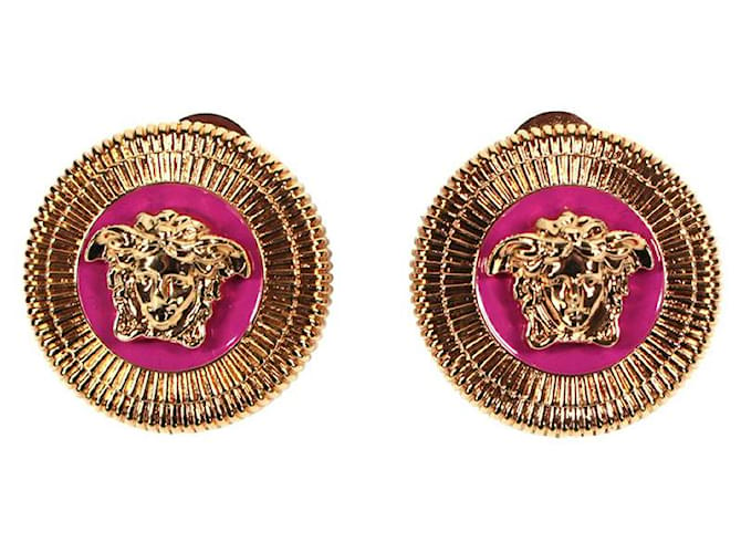 Versace Earrings Pink Gold hardware  ref.1247830