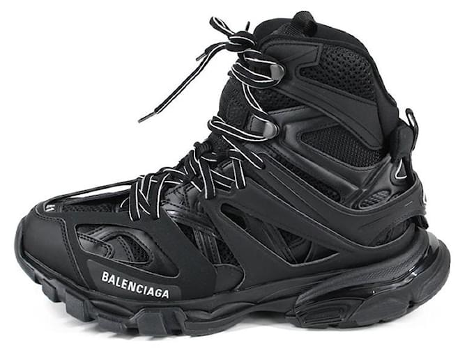 Balenciaga Sneakers Black Leather Cloth  ref.1247836