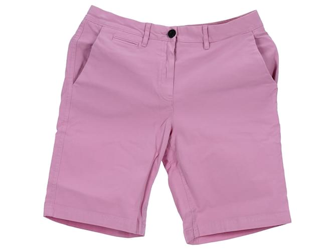 Tommy Hilfiger Womens Organic Cotton Bermuda Shorts Pink  ref.1248099
