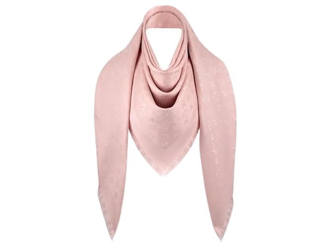 Louis Vuitton LV Shawl monogram new rose poudre colour Pink Silk  ref.1248140