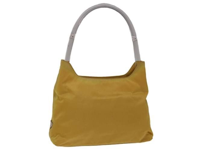 PRADA Shoulder Bag Nylon Yellow Auth ar11363b  ref.1248193