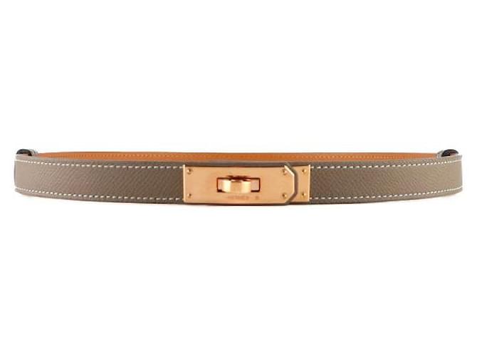 Hermès HERMES Belts Kelly Brown Leather  ref.1248268