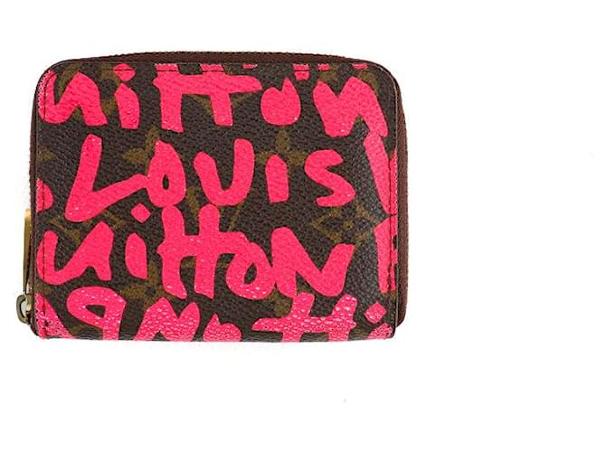LOUIS VUITTON Wallets Zippy Brown Leather  ref.1248282