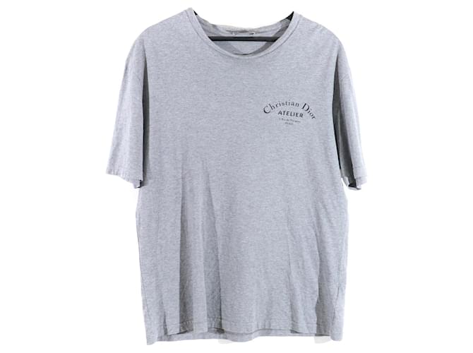 DIOR T-shirts Grey Cotton  ref.1248521