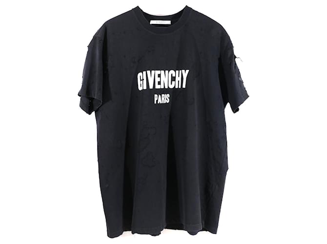 T-shirts GIVENCHY Coton Noir  ref.1248522