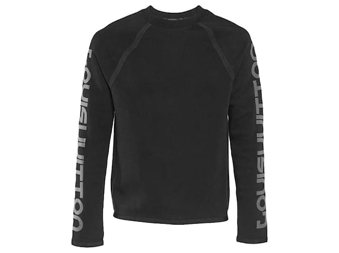 LOUIS VUITTON Maille et sweat-shirts Coton Noir  ref.1248537