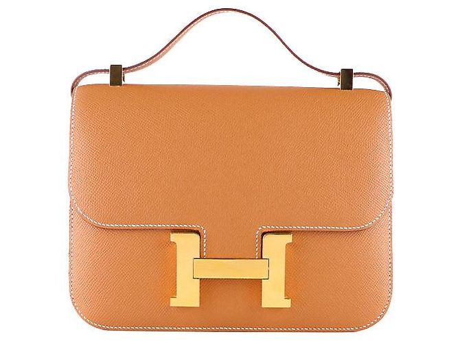 Hermès HERMES Sacs à main Constance Cuir Marron