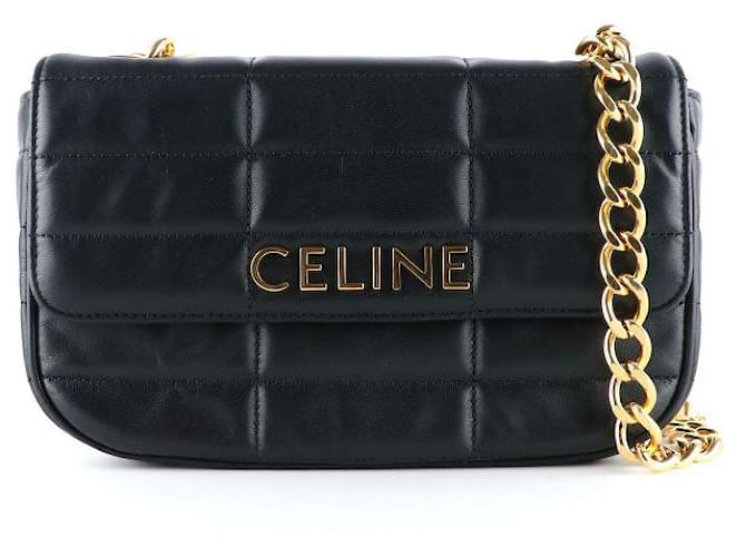 Céline CELINE Handbags Triomphe Black Leather  ref.1248561