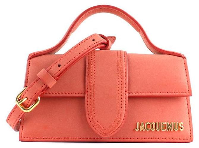 JACQUEMUS Handbags Le Bambino Orange Leather  ref.1248602