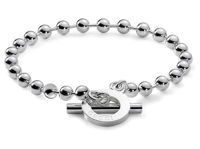 GUCCI Bracelets Silvery Silver  ref.1248617