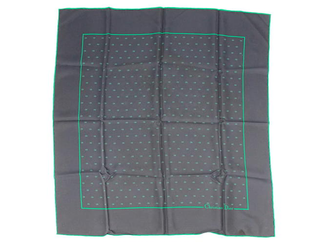 DIOR Silk handkerchief Blue  ref.1248628