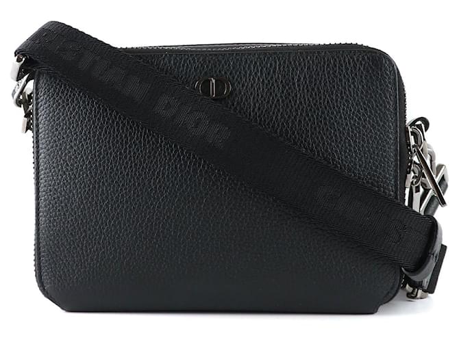 DIOR Clutch bags Black Leather  ref.1248651