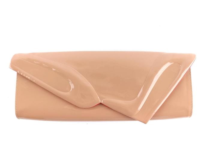 CHRISTIAN LOUBOUTIN Clutch bags Pink Leather  ref.1248677