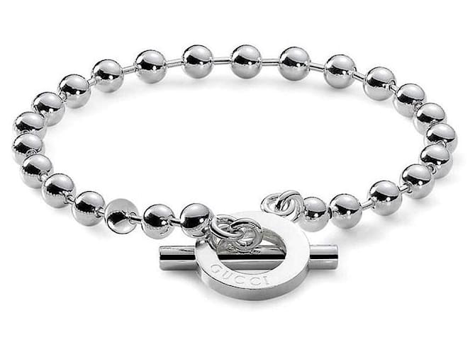 Bracelets GUCCI Argent Argenté  ref.1248678