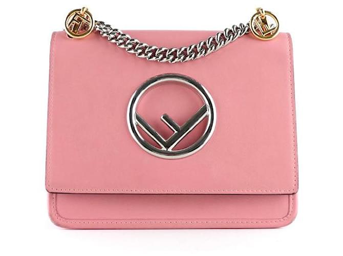 FENDI Handbags Kan I Pink Leather  ref.1248724