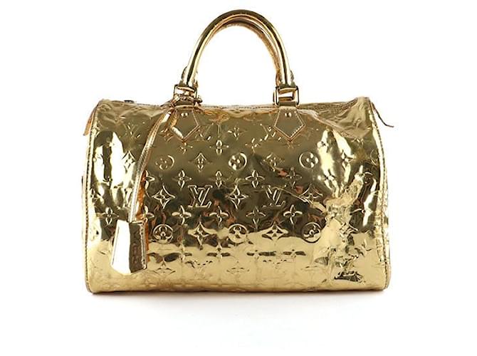 LOUIS VUITTON Handtaschen Speedy Golden Leder  ref.1248756