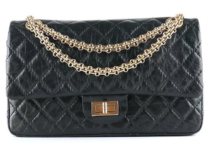 CHANEL Handbags 2.55 Black Leather  ref.1248760
